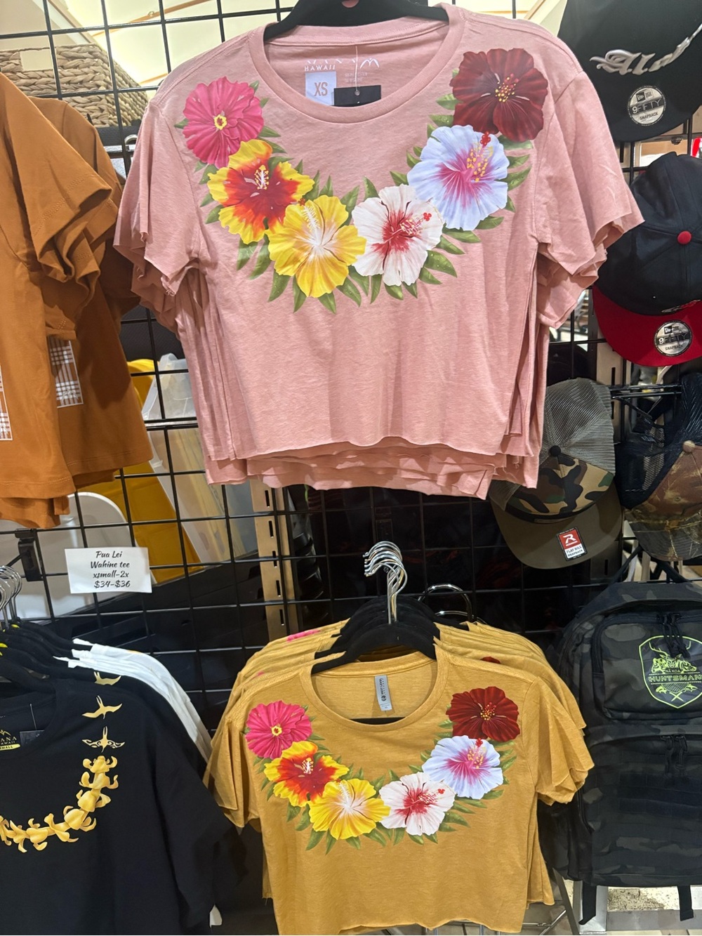 Floral Scoop Neck Crop Top - Pink -pink color only